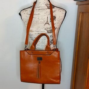 Sam and Hadley Vegan Crossbody Bag Soft Tan Vegan Leather